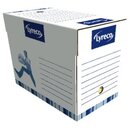 Archivschachtel Comby , Mae: 33 x 25 x 20cm, wei/blau