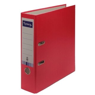 Ordner Recycolor, A4, R�ckenbreite: 80mm, rot