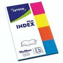Neutral Film-Index, 20x45mm, transluzent, 160 Stck, 4farbig