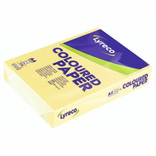 Kopierpapier Comby , A4, 160g, pastell gelb, 250 Blatt