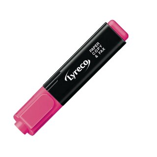 Textmarker Lyreco, Strichst�rke: 2-5mm, pink