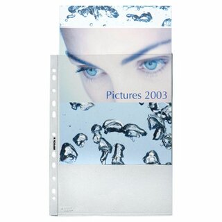 Prospekth�llen Lyreco, A4, PP, St�rke: 0,08mm, oben offen, klar, 100 St�ck