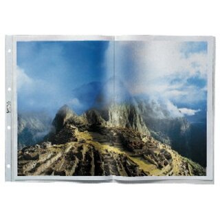 Prospekth�llen A3 quer auf A4 gefalzt, St�rke: 0,08mm, genarbt, 10 St�ck