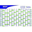 Plakatkalender, 68,5 x 102cm, blau/gr�n/wei�, 2027