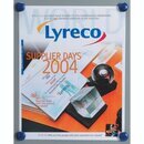 Haftmagnet Lyreco, Durchmesser: 22mm, blau, 10 St�ck
