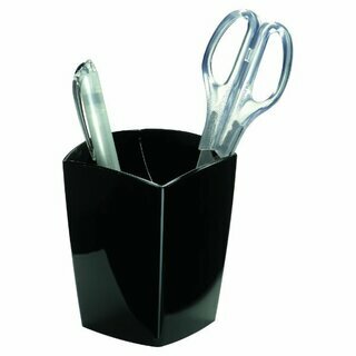 Stiftekcher Neutral Style mit 2 Fcher schwarz