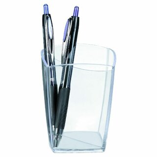 Stiftek�cher Style mit 2 F�cher kristallklar