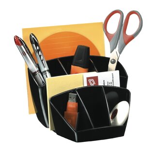 Schreibtischorganizer Style mit vielen F�chern schwarz