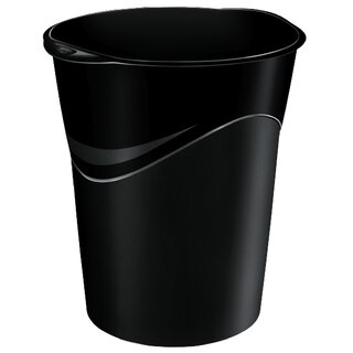Papierkorb Comby Style, Fassungsvermgen: 14 Liter, mattglnzend schwarz