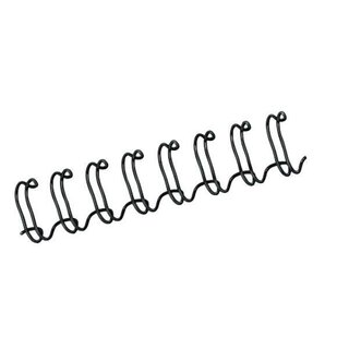 Fellowes 53265 Drahtbinderrücken 10 mm, A4, schwarz, 100...