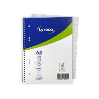 Collegeblock Comby , A5, liniert, 70g, 6fach gelocht, 80...