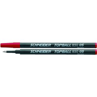 Tintenrollermine Schneider Topball 850, Strichstrke: 0,5mm, rot