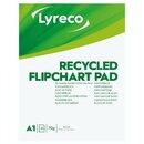 Flipchartblock, A1, 70 g/qm, Recyclingpapier, blanko, 40...
