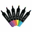 Textmarker Lyreco, Strichst�rke: 2-5mm, 6er-Etui