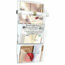 Wandprospekthalter Lyreco, 3 F�cher f�r A4, transparent