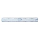 Doppellineal Comby , Plastik, Lnge: 30cm
