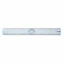 Doppellineal Neutral, Plastik, Lnge: 30cm