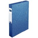 Ablagebox Comby , aus Karton, Rckenbreite: 60mm, A4, blau
