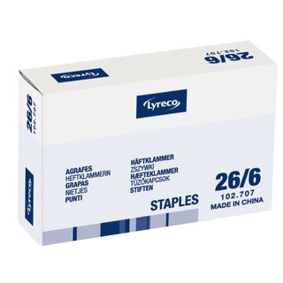 Heftklammern Comby 26/6, verzinkt, 5000 Stck