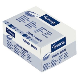 Gummib�nder, Durchmesser: 65mm, Ma�e: 100 x 5mm, blond, 500g