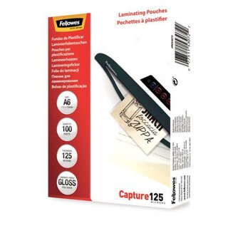 A6 glänzende Laminierfolie 125 Mikron - 100er Pack