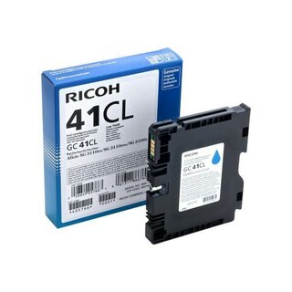 Tintenpatrone Ricoh 405766 GC-41CL, Reichweite: 600 Seiten, cyan