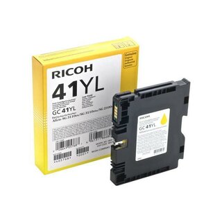 Tintenpatrone Ricoh 405768 GC-41YL, Reichweite: 600...