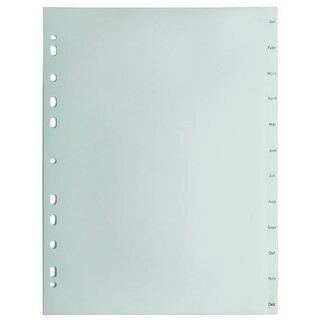 Register Comby Budget Jan-Dez, A4, aus Kunststoff, 12...