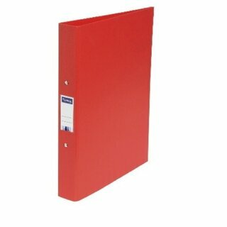 Ringbuch Comby , A4, 2-Ringe, Ringdurchmesser: 25mm, rot
