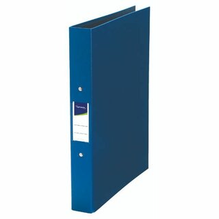 Ringbuch Comby , A4, 2-Ringe, Ringdurchmesser: 25mm, blau