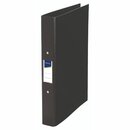 Ringbuch Comby , A4, 2-Ringe, Ringdurchmesser: 25mm, schwarz