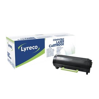 Toner kompatibel mit Lexmark 500UA, Reichweite: 20.000 Seiten, schwarz