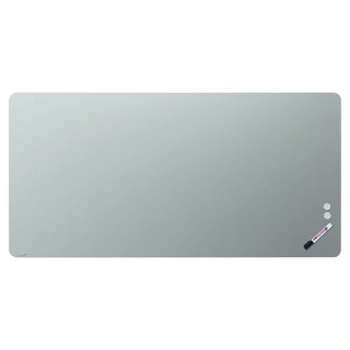 Legamaster Glasboard Matt RC, 100x200cm, grau
