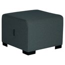 Alba Modulares Sofa Pouffe 1 Sitz Dunkelgrau
