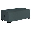 Alba Modulares Sofa Pouffe 2 Sitze Dunkelgrau