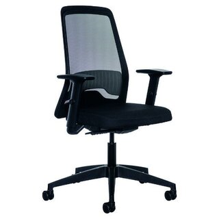 Interstuhl 172E4 Bürostuhl, Netz-Rückemlehne, Schwarz