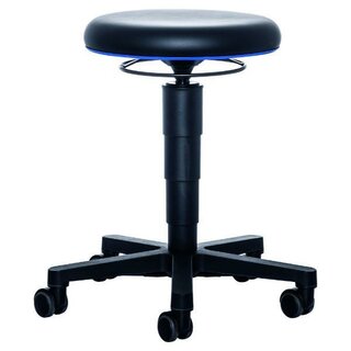 Bimos Medizinischer Laborhocker 9463 Schwarz/Blau