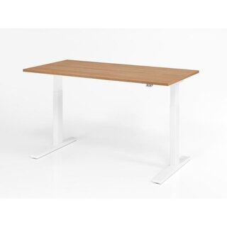 Schreibtisch VXMKA, 180x80cm, nuss/wei