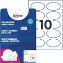 Avery Zweckform L4882-20, Namens-Etiketten, 85 x 50  mm...