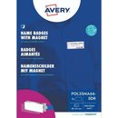 Avery Zweckform POL35MA66-5DR, Namensschilder, 80 x 34...