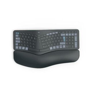 Hama 173071 Multi-Device-Tastatur WK-900 Ergo, LED,...