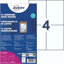 Avery Zweckform 4839XL, Namensschilder-Taschen gro, 148...