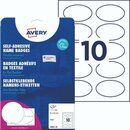 Avery Zweckform J4882-20, Namens-Etiketten, 85 x 50  mm...