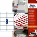 Avery Zweckform L4728-20, Einsteckschilder, 60 x 90  mm...