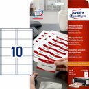 Avery Zweckform L4727-20, Einsteckschilder, 54 x 90  mm...