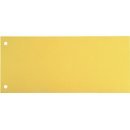 Trennstreifen, Karton (RC), 190 g/m², 24 x 10,5 cm, gelb