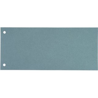 Trennstreifen, Karton (RC), 190 g/m, 24 x 10,5 cm, blau