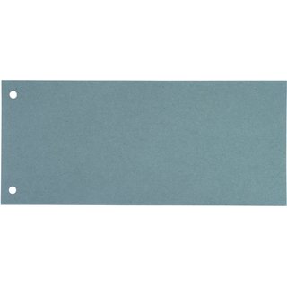 Trennstreifen, Karton (RC), 190 g/m², 24 x 10,5 cm, blau