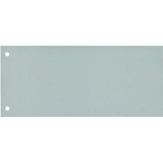 Trennstreifen, Karton (RC), 190 g/m², 24 x 10,5 cm, grau