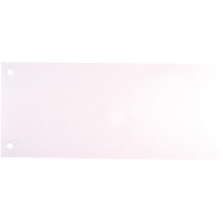 Trennstreifen, Karton (RC), 190 g/m, 24 x 10,5 cm, wei